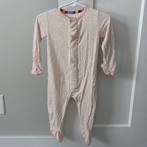 Magnetic Me Floral Baby Footie Pajama